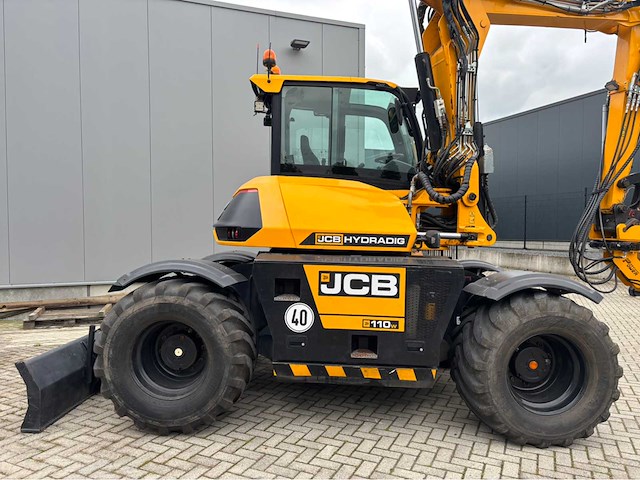 2017 jcb hydradig 110w banden graafmachine - afbeelding 15 van  66
