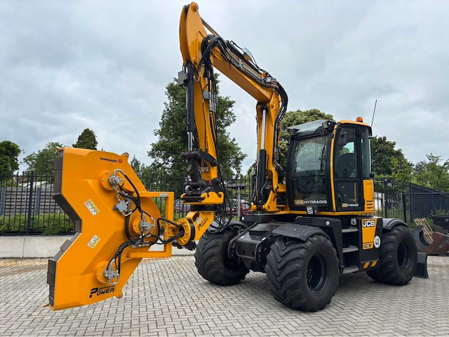 2017 jcb hydradig 110w banden graafmachine - afbeelding 2 van  66
