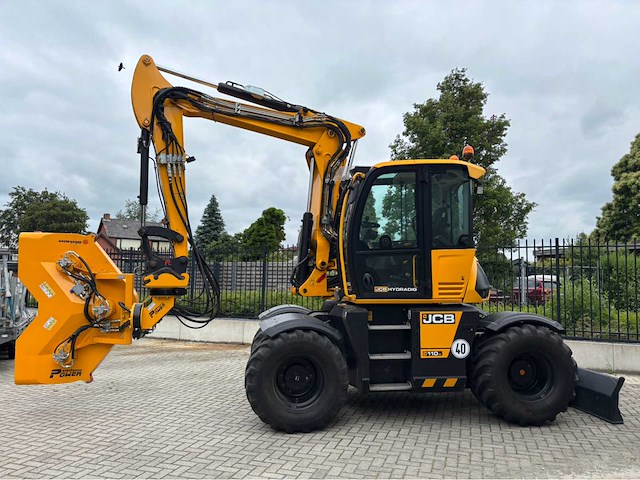 2017 jcb hydradig 110w banden graafmachine - afbeelding 3 van  66