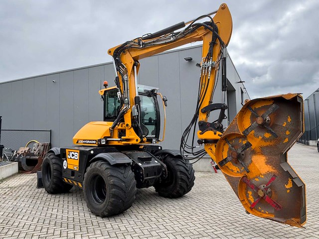 2017 jcb hydradig 110w banden graafmachine - afbeelding 8 van  66