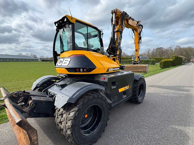 2017 jcb hydradig banden graafmachine - afbeelding 20 van  23