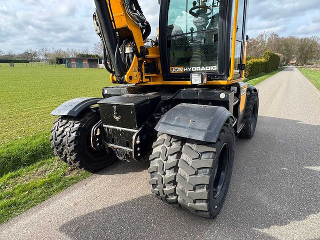 2017 jcb hydradig banden graafmachine - afbeelding 23 van  23