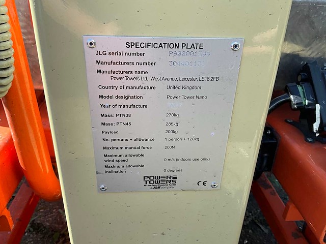 2017 jlg 830p luchtvaartplatforms - afbeelding 9 van  9
