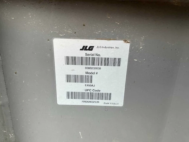 2017 jlg e450aj hoogwerker - afbeelding 30 van  32