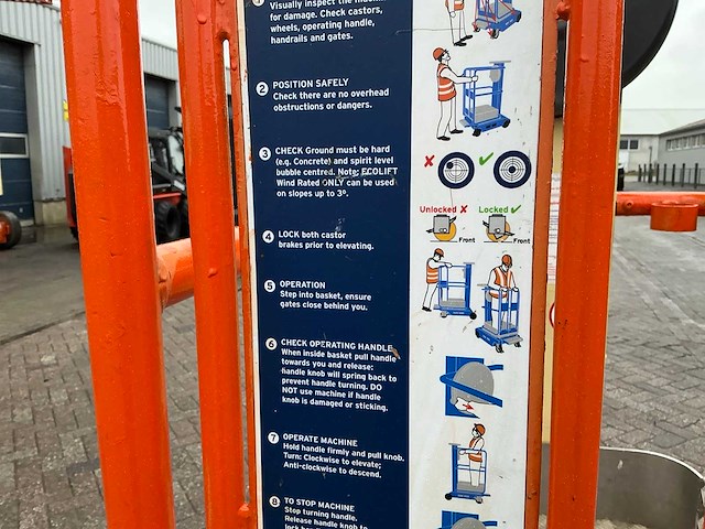2017 jlg ecolift 2.2 hoogwerker - afbeelding 7 van  9