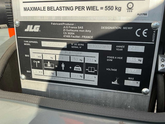 2017 jlg toucan duo hoogwerker - afbeelding 7 van  15