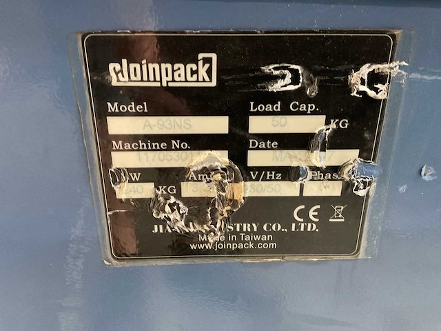 2017 joinpack a-93n automatische omsnoeringsmachine - afbeelding 5 van  5
