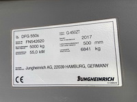 2017 jungheinrich - dfg550s - vorkheftruck - afbeelding 24 van  25
