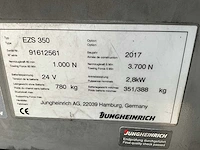 2017 jungheinrich ezs 350 industriële trekker - afbeelding 2 van  10