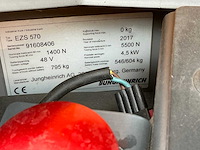 2017 jungheinrich ezs570 elektrische trekker ( 7 ton ) - afbeelding 3 van  11