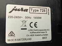 2017 jura 728 koffiemachine - afbeelding 7 van  8