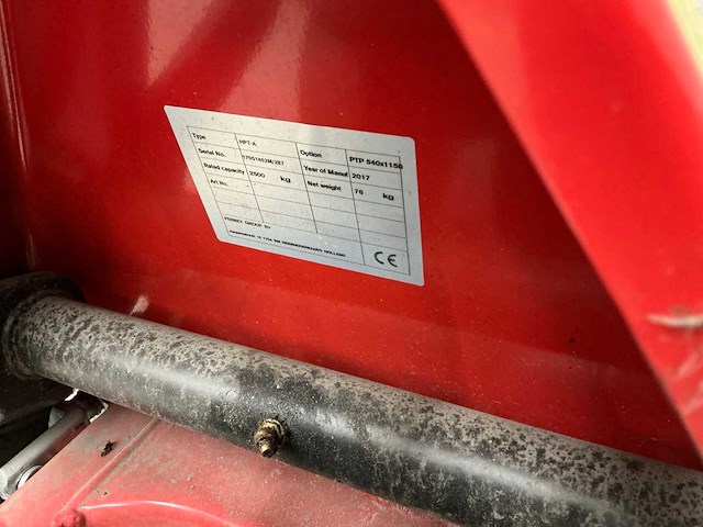 2017 kelfort hpt-a hand hydraulische palletwagen - afbeelding 4 van  4