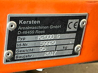 2017 kersten k2000 g borstelmachine - afbeelding 9 van  17