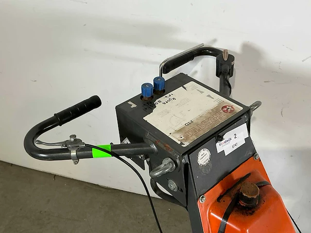 2017 kersten k2000g veegmachine hydraulisch 100cm benzine - afbeelding 4 van  12
