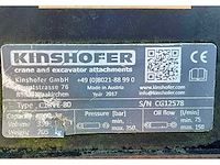 2017 kinshofer c18ve-80 schalengrijper - afbeelding 2 van  10