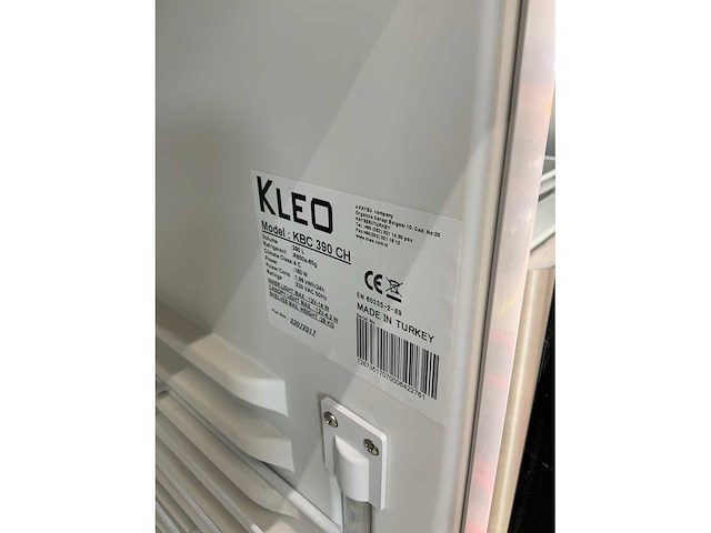 2017 kleo kbc39-ch koelvitrine - afbeelding 4 van  6