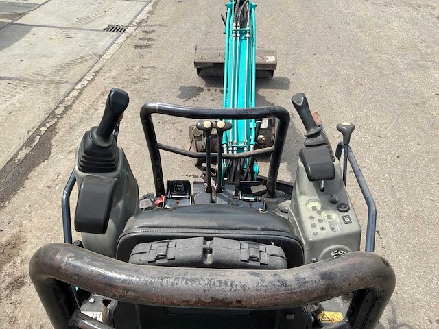 2017 kobelco sk17sr-5 minirupsgraafmachine - afbeelding 1 van  3