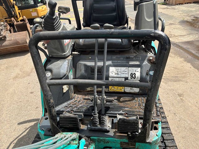 2017 kobelco sk17sr-5 minirupsgraafmachine - afbeelding 2 van  6
