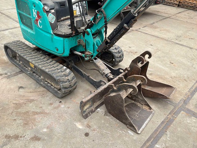 2017 kobelco sk17sr-5 minirupsgraafmachine - afbeelding 1 van  8