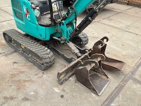 2017 kobelco sk17sr-5 minirupsgraafmachine - afbeelding 1 van  8