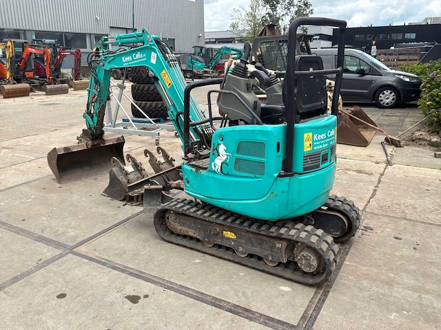 2017 kobelco sk17sr-5 minirupsgraafmachine - afbeelding 1 van  2