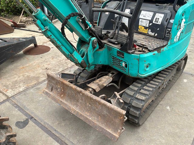 2017 kobelco sk17sr-5 minirupsgraafmachine - afbeelding 2 van  2