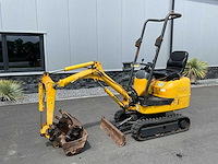 2017 komatsu pc09-1 minigraafmachine - afbeelding 1 van  25