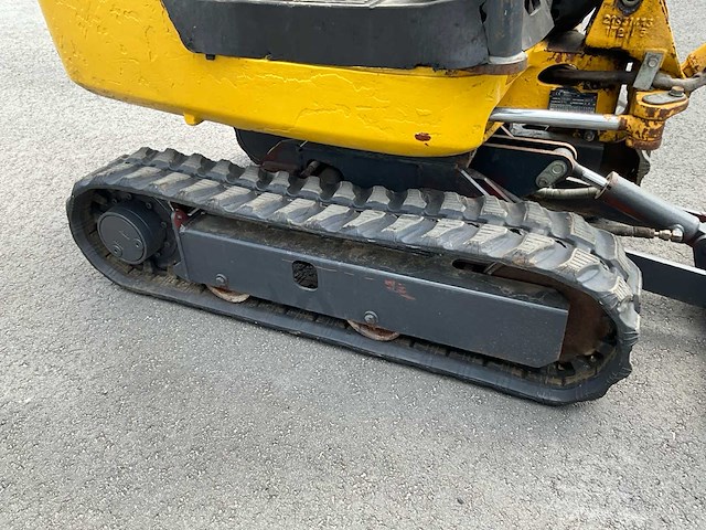 2017 komatsu pc09-1 minigraafmachine - afbeelding 10 van  25