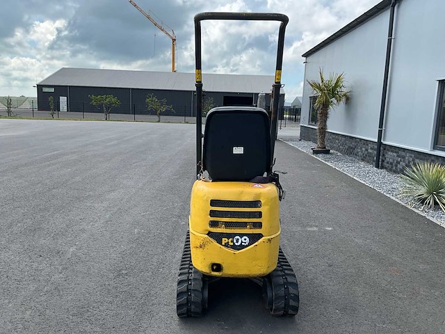 2017 komatsu pc09-1 minigraafmachine - afbeelding 23 van  25