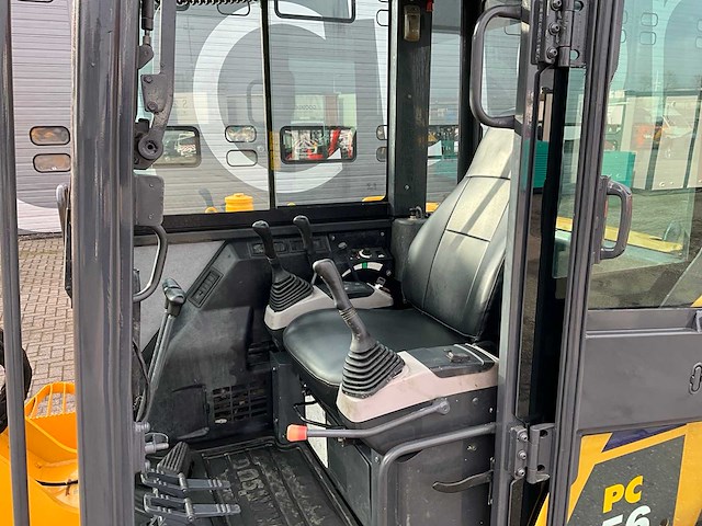 2017 komatsu pc56-7 midigraafmachine - afbeelding 11 van  29