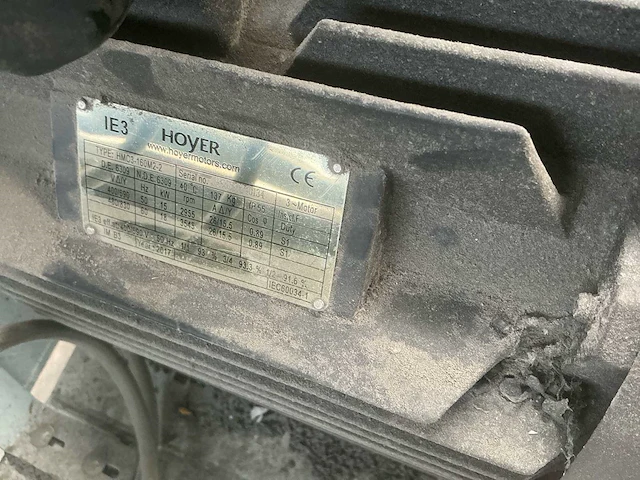 2017 kongskilde industriële centrifugaalventilator met 15 kw motor en schakelkast, 400 v - afbeelding 23 van  23