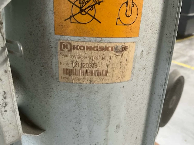 2017 kongskilde industriële centrifugaalventilator met 15 kw motor en schakelkast, 400 v - afbeelding 4 van  23