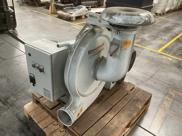 2017 kongskilde industriële centrifugaalventilator met 15 kw motor en schakelkast, 400 v - afbeelding 21 van  23