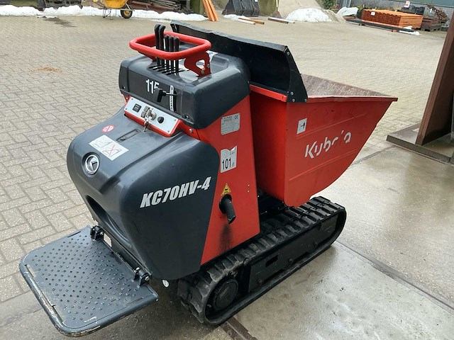 2017 kubota kc70 dumper - afbeelding 7 van  11