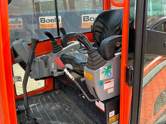 2017 kubota kx016-4g minigraafmachine - afbeelding 9 van  14