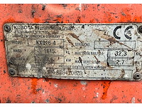 2017 kubota kx016-4g minigraafmachine - afbeelding 16 van  23