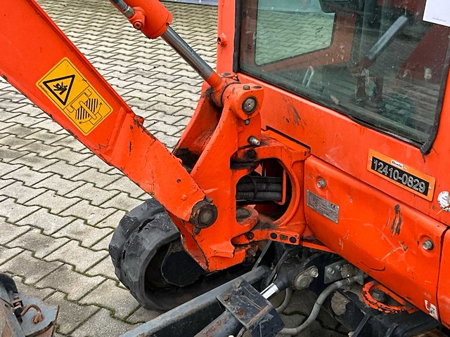 2017 kubota kx016-4g minigraafmachine - afbeelding 14 van  41