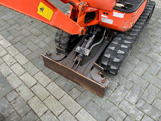 2017 kubota u10-3 vhg minigraafmachine - afbeelding 3 van  14