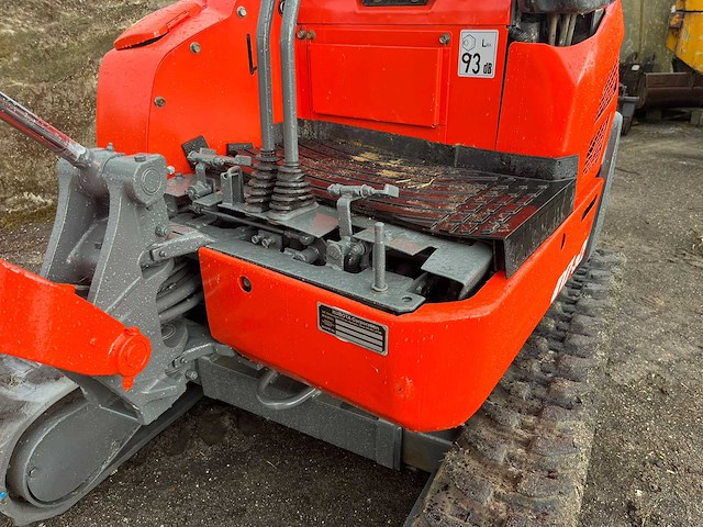 2017 kubota u17-3 minigraafmachine - afbeelding 6 van  7