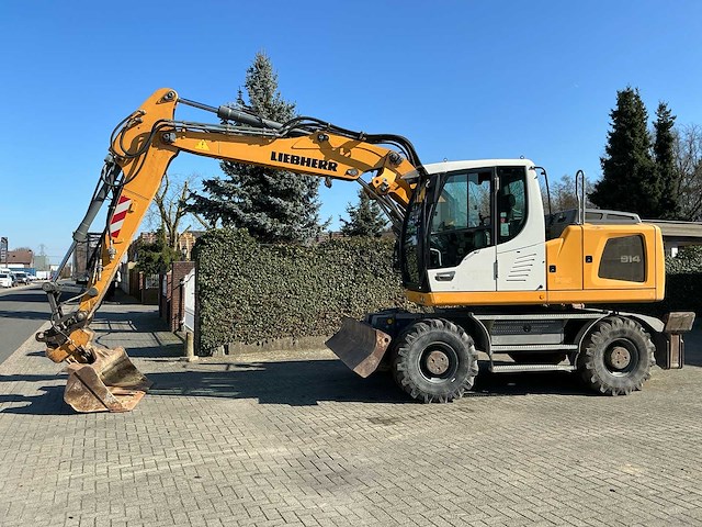 2017 liebherr 914 banden graafmachine - afbeelding 8 van  38