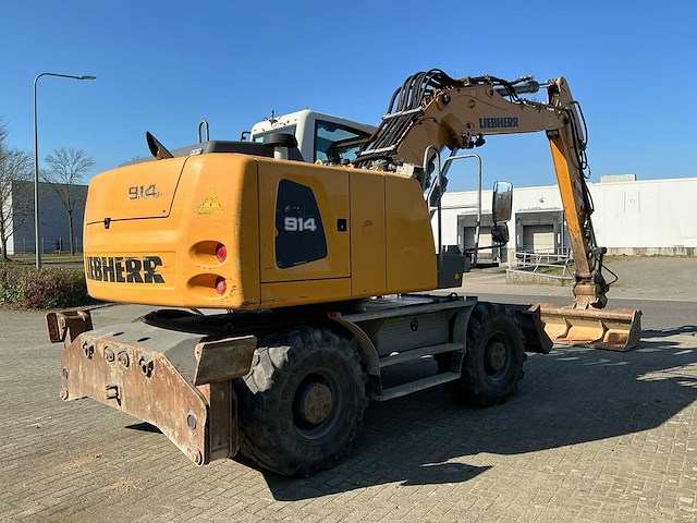 2017 liebherr 914 banden graafmachine - afbeelding 22 van  48