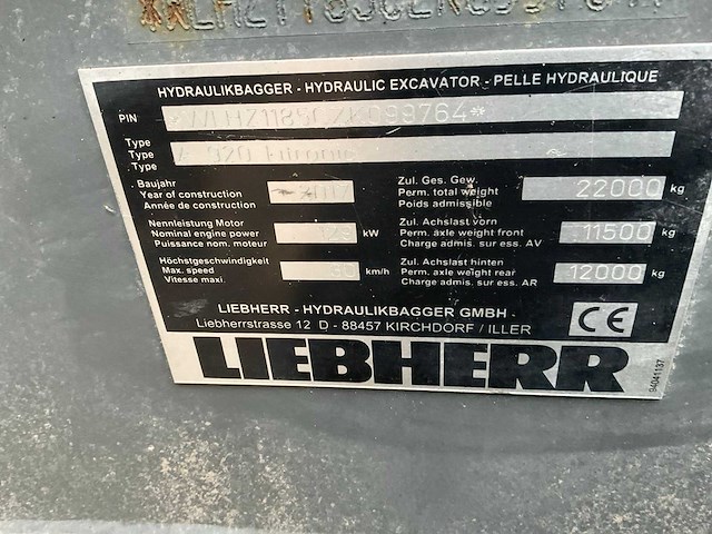 2017 liebherr 920 mobiele overslagkraan - afbeelding 36 van  36