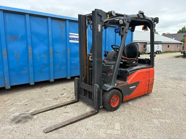 2017 linde e16-02 vorkheftruck - afbeelding 1 van  10