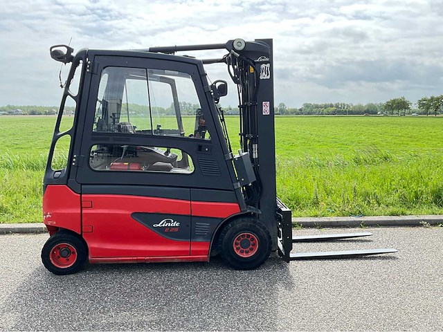 2017 linde e25-01 2500kg lepelversteller vorkheftruck accu 2021 - afbeelding 18 van  22
