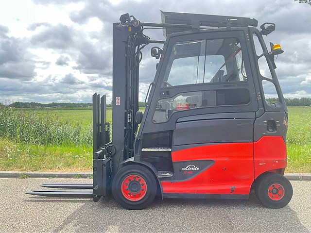 2017 linde e45hl-01/600 4500kg lepelversteller vorkheftruck - afbeelding 12 van  21