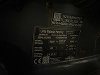2017 linde e50hl-01/600 vorkheftruck - afbeelding 9 van  17