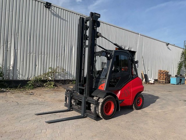 2017 linde h50t-02/600 vorkheftruck - afbeelding 1 van  11