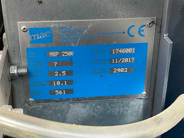2017 mac3 msp2500 mobiele compressor - afbeelding 13 van  22