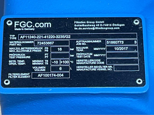 2017 mahme af 112 g2 automatische terugspoelfilter - afbeelding 5 van  5