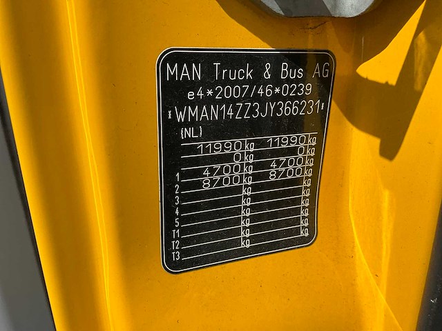 2017 man tgl vrachtwagen 29-bkf-2 - afbeelding 4 van  15